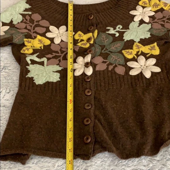 Moth sz XL embroidered cardigan bell sleeve - Picture 11 of 16